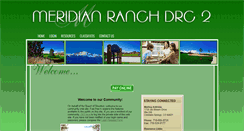 Desktop Screenshot of meridianranchdrc2.com