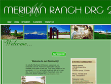 Tablet Screenshot of meridianranchdrc2.com